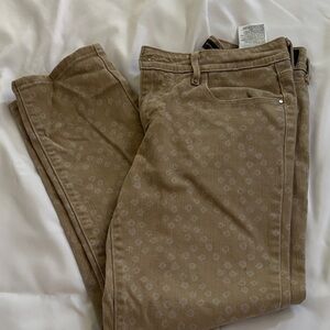 Levi's Brown Ankle & Cropped Jeans